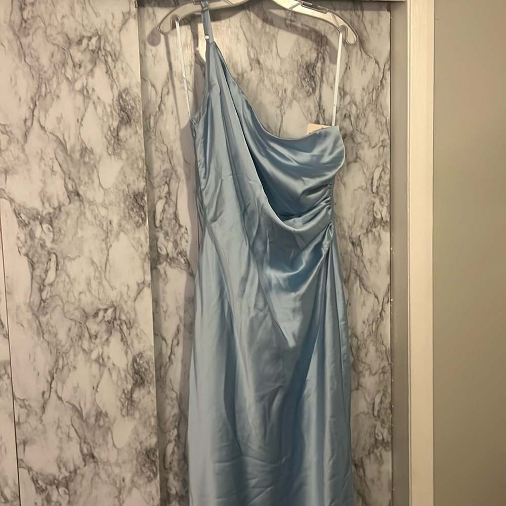 Light blue women’s size 14 bridesmaid dress